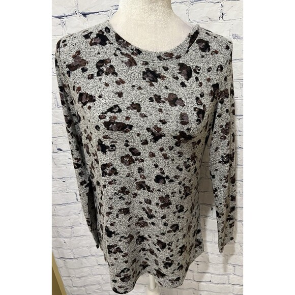 Nic + Zoe Tops - NIC+ZOE Women's You've Been Spotted Top Soft Rayon Blend Long Sleeve Size Small
